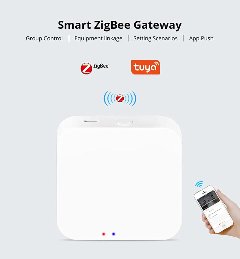 Tuya-Zigbee 3.0 Gateway Hub, Smart Home, Ponte sem fio, Funciona com Alexa, Google