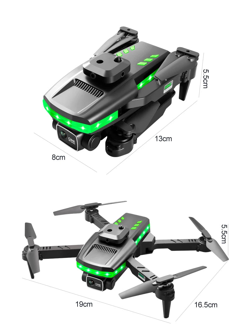 Drone para crianças, Mini Helicóptero, Quadcopter, Vídeo Profissional Presente, Brinquedo, 4K, WiFi, FPV, 360 Roll, Novo