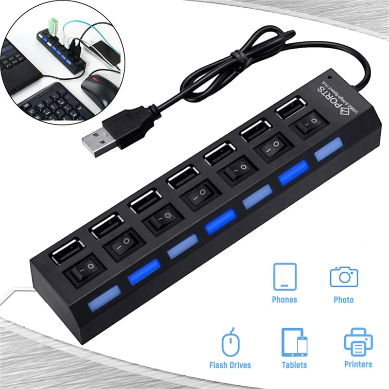 Adaptador USB Multi Portas