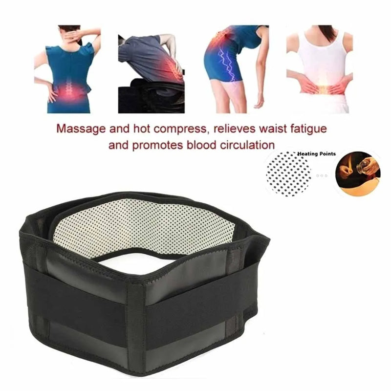 Tcare M - 4XL Turmalina Ajustável Auto Aquecimento Terapia Magnética Voltar Cintura Suporte Belt Brace Lombar Massagem Banda Cuidados de Saúde