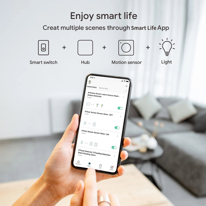 Tuya-Zigbee 3.0 Gateway Hub, Smart Home, Ponte sem fio, Funciona com Alexa, Google