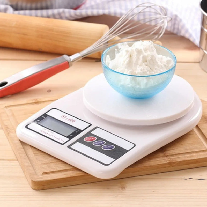 Balança Digital para cozinha com Alta Precisão 10kg Dieta Nutrição